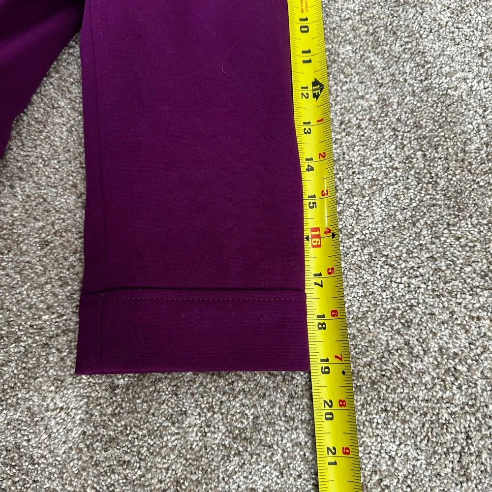Tahari Arthur S Levine Petite Women's Purple Lined Blazer Jacket Suit Size 6P‎